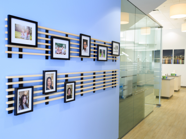 Hallway in our Burnaby orthodontic office